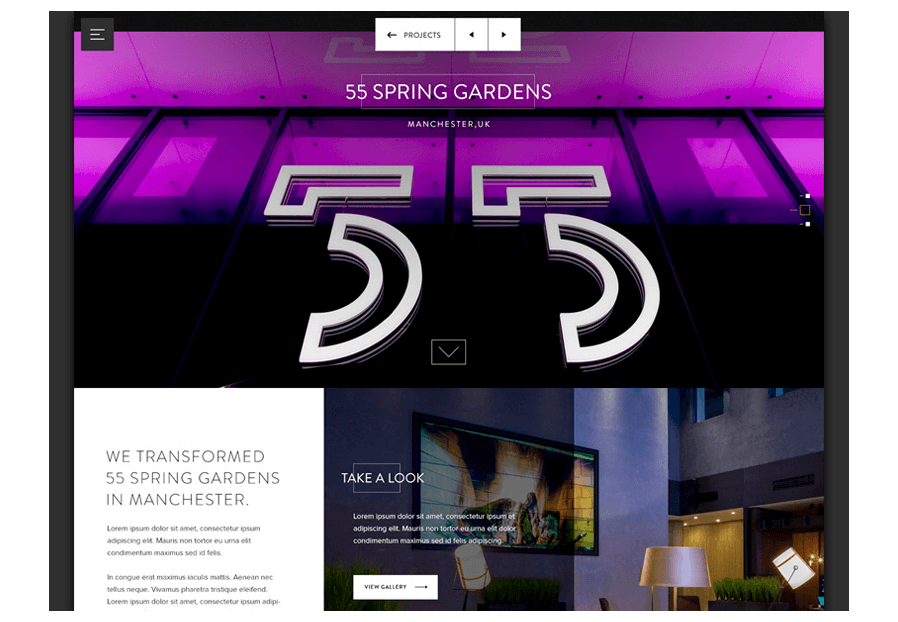 Torbengiwearom created the website for construction company ARCO to present their services